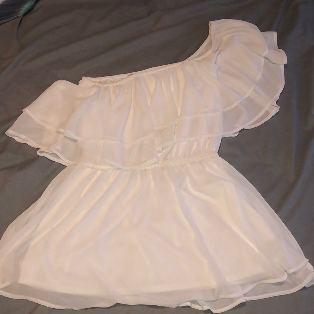 Show Me your MuMu one shoulder mini dress